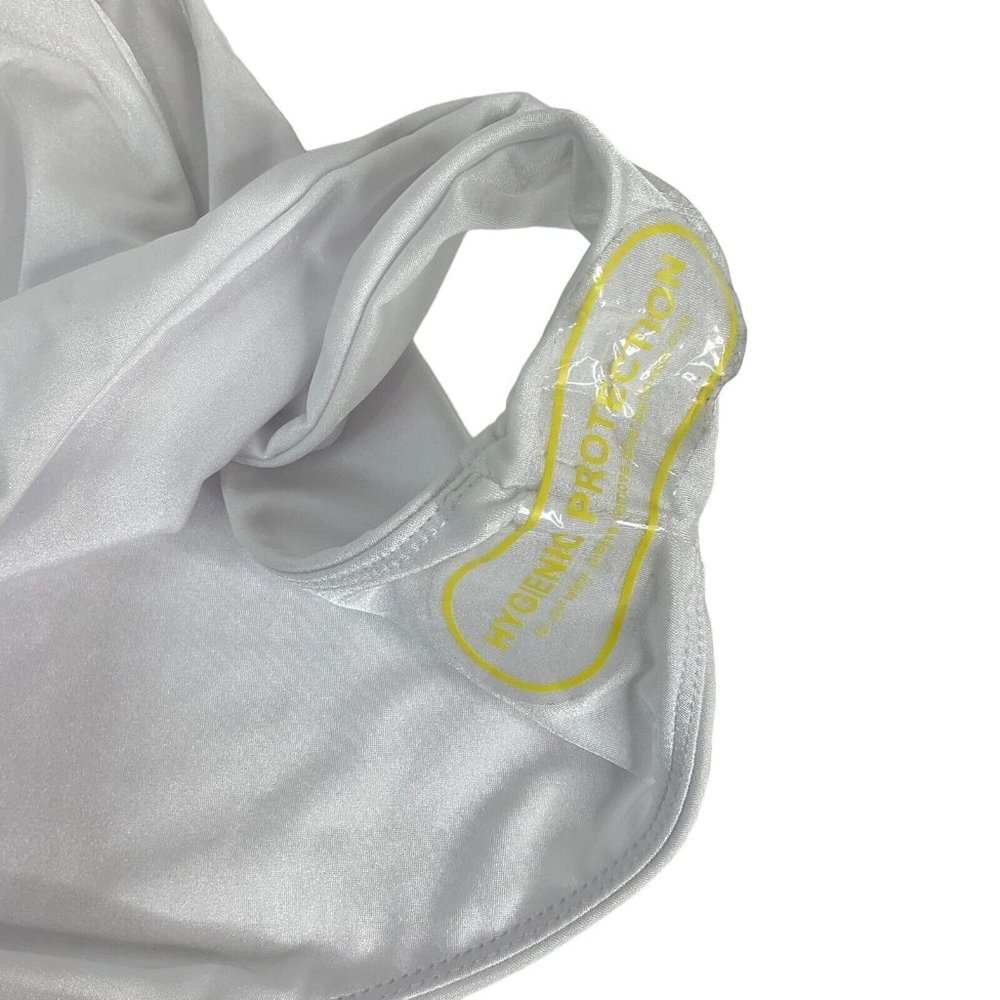 Tularosa Swimsuit Women's Sz XXS White Kimber One Piece Shoulder Ruffle $148 Nwt - Picture 14 of 16